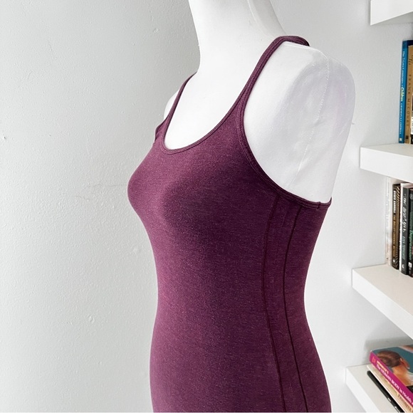 Lululemon Heathered Bordeaux Drama/Black Cherry Maxi Dress size small - Picture 7 of 15